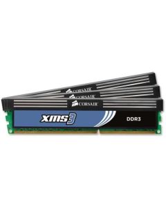 Corsair XMS3 6GB (3x2GB) DDR3 1600 MHz (PC3 12800) Desktop Memory (TR3X6G1600C8)