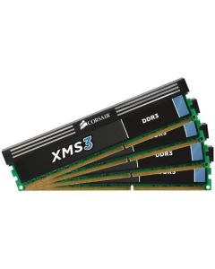 Corsair XMS3 8GB (4x2GB) DDR3 1333 MHz (PC3 10666) Desktop Memory (CMX8GX3M4A1333C9)