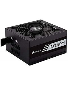 Corsair CP-9020130-UK TXM Series 850 W TX850M ATX/EPS Semi-Modular 80 Plus Gold Power Supply Unit - Black